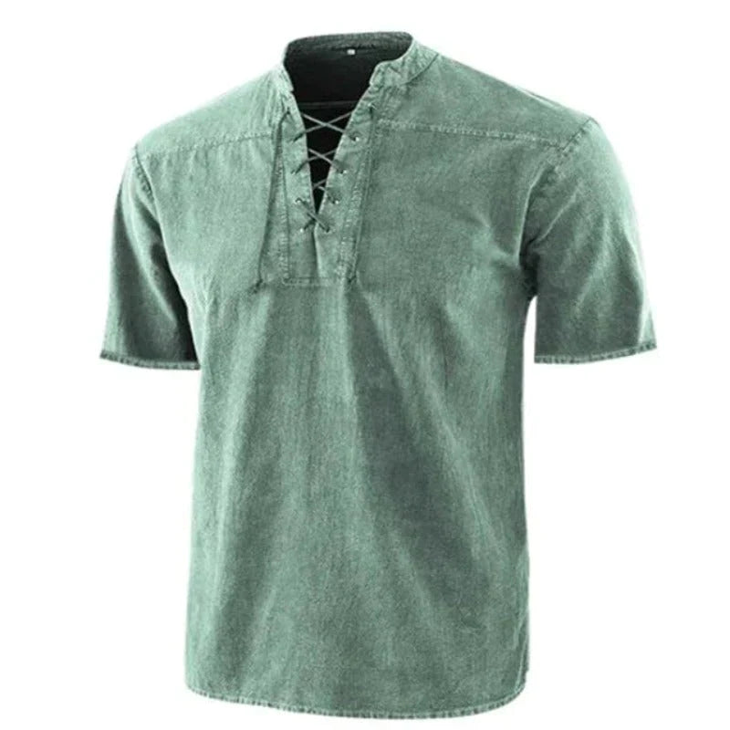 Hanski - Chemise col V pour homme