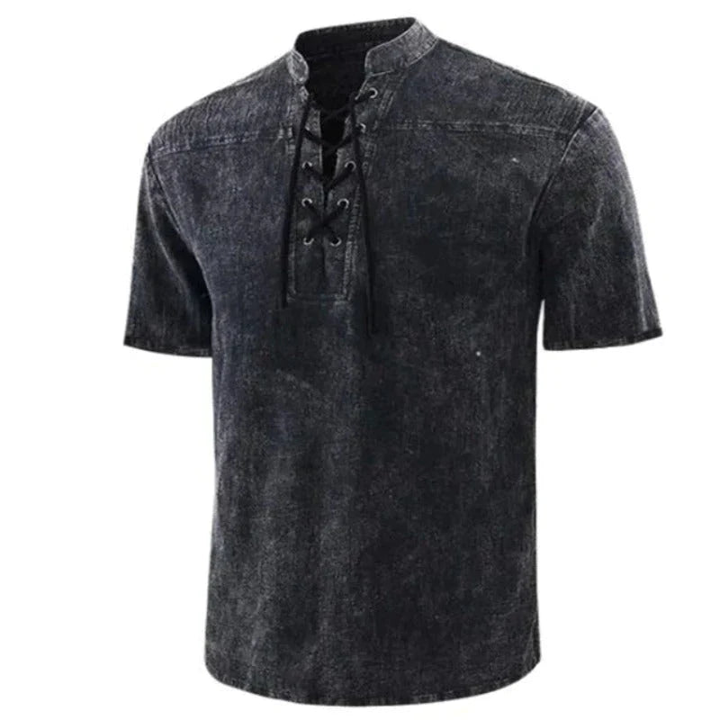 Hanski - Chemise col V pour homme