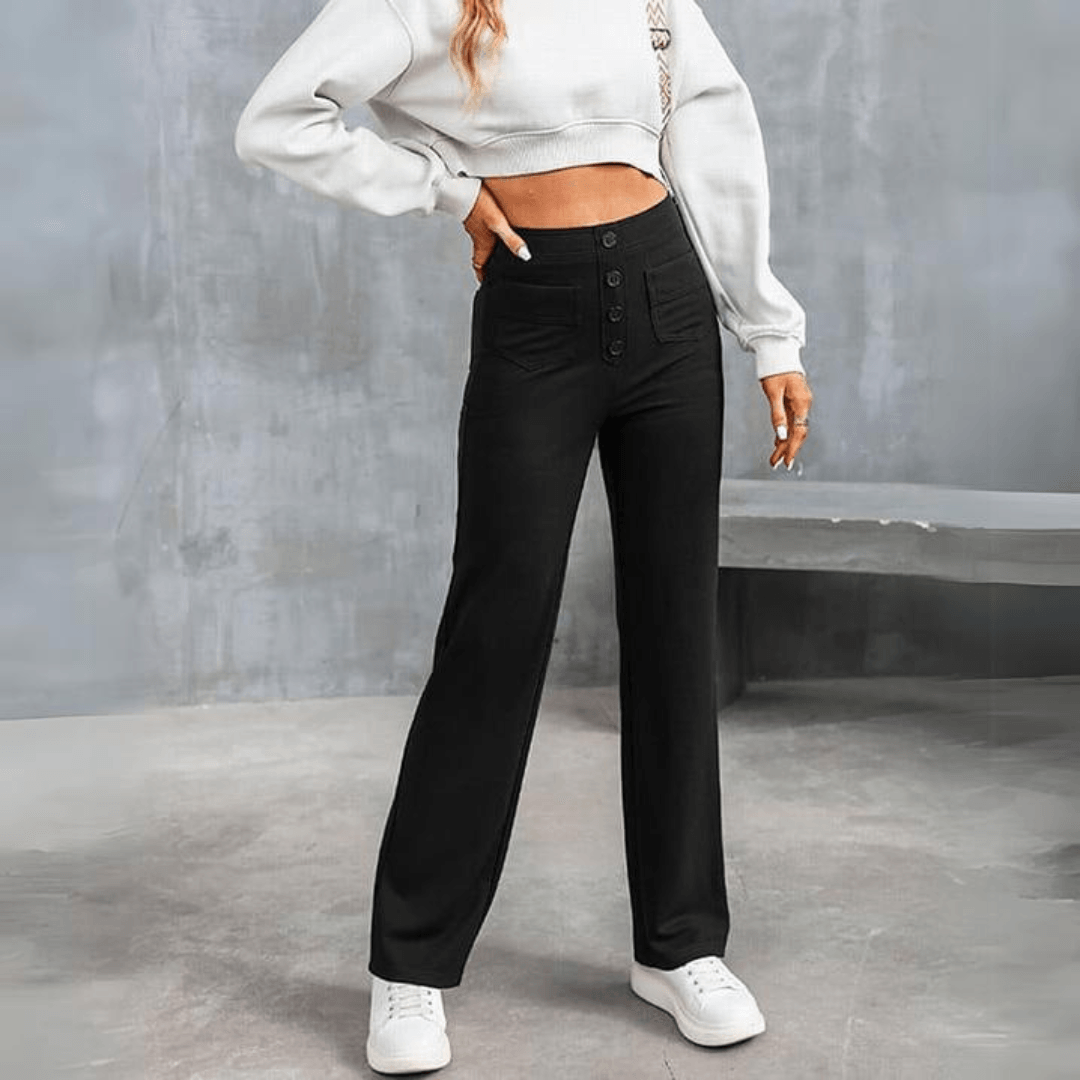 Elise | Casual high waist broek