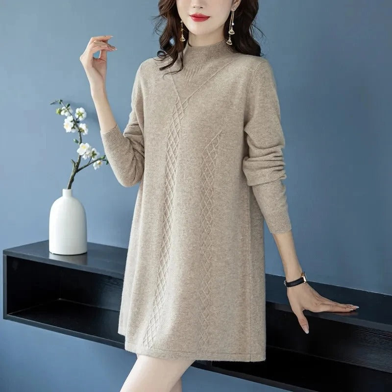 Fiona - Knitted winter dress