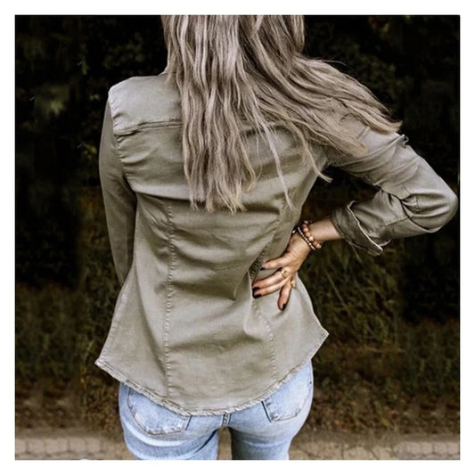 Sophia denim jacket 2024 trend