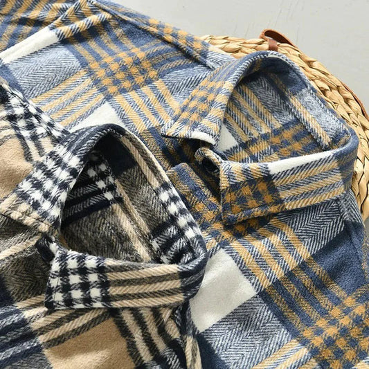 Vincencio | Chemise en flanelle à carreaux