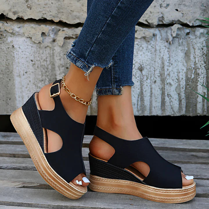 Celeste - Women's wedge sandals