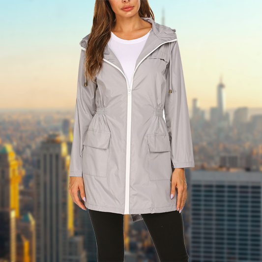 Waterdichte outdoor regenjas voor dames