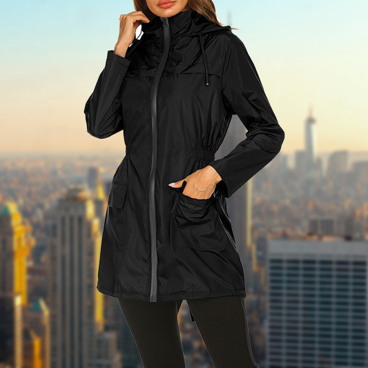 Waterdichte outdoor regenjas voor dames