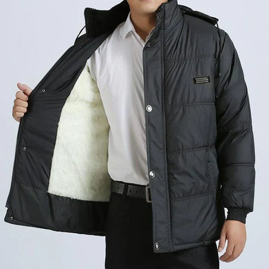 Elias - Warm Winter Coat with Lining