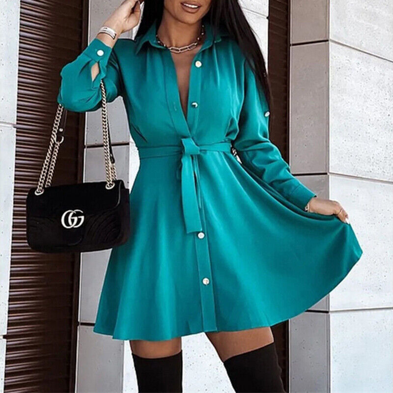 Ivy - Belted Mini Dress