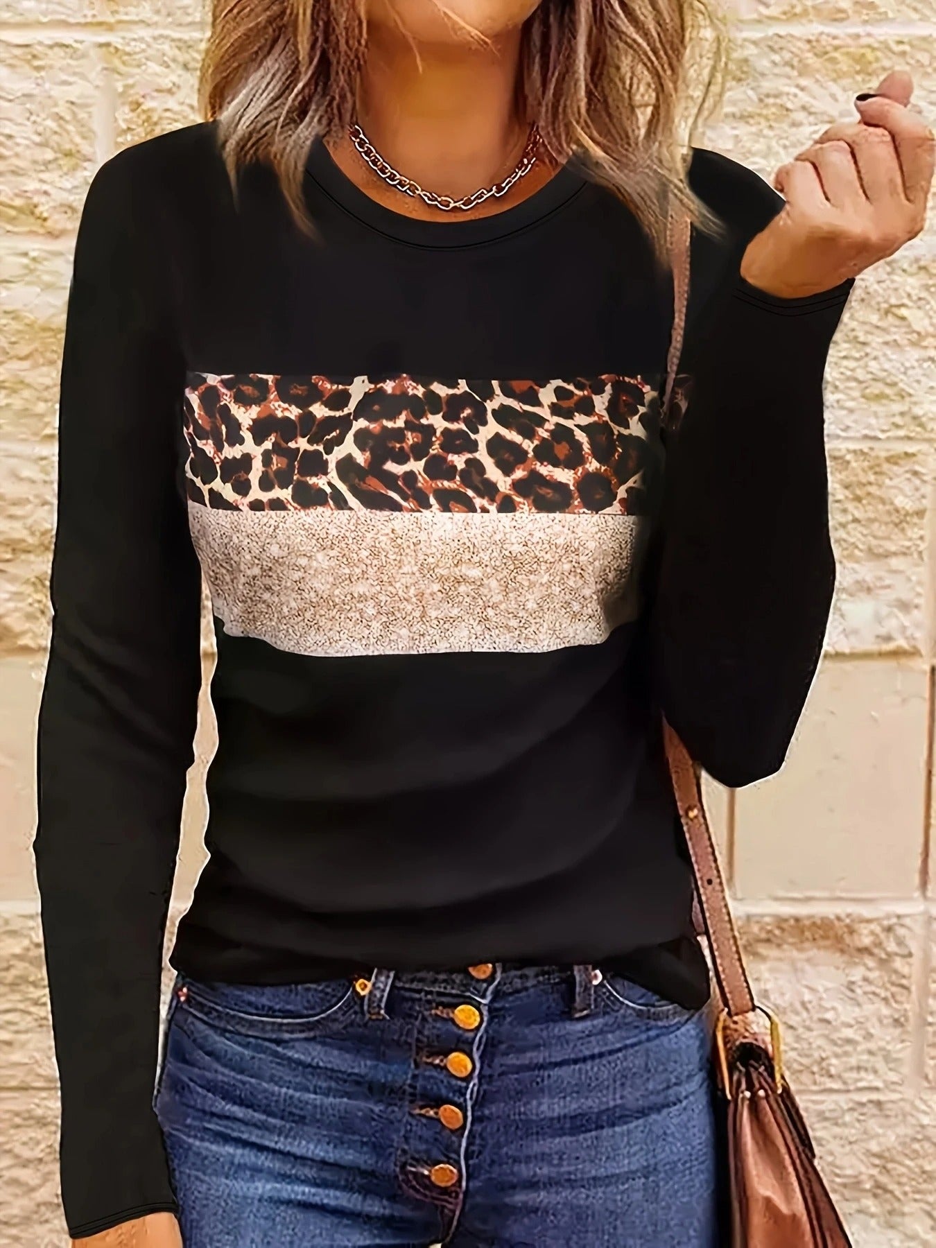 Rosie - Fashionable leopard print shirts for women