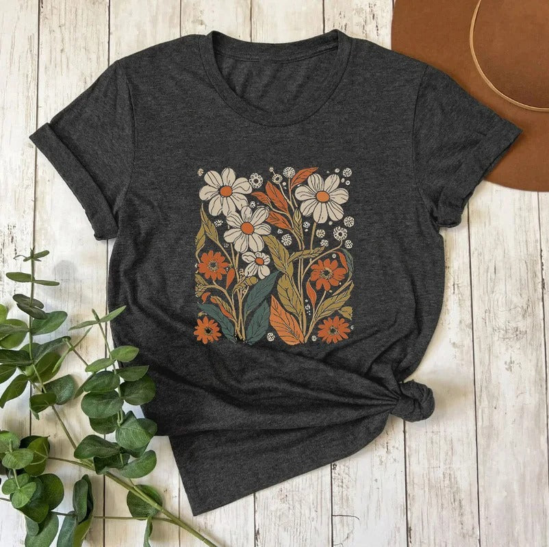 Arabella - Women's Vintage Wildflower Shirt