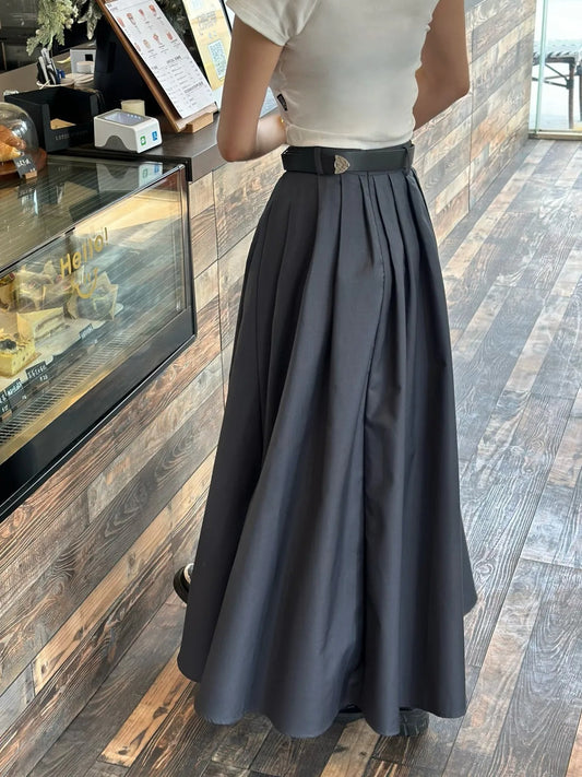 Florence - High Waist Pleated Skirt