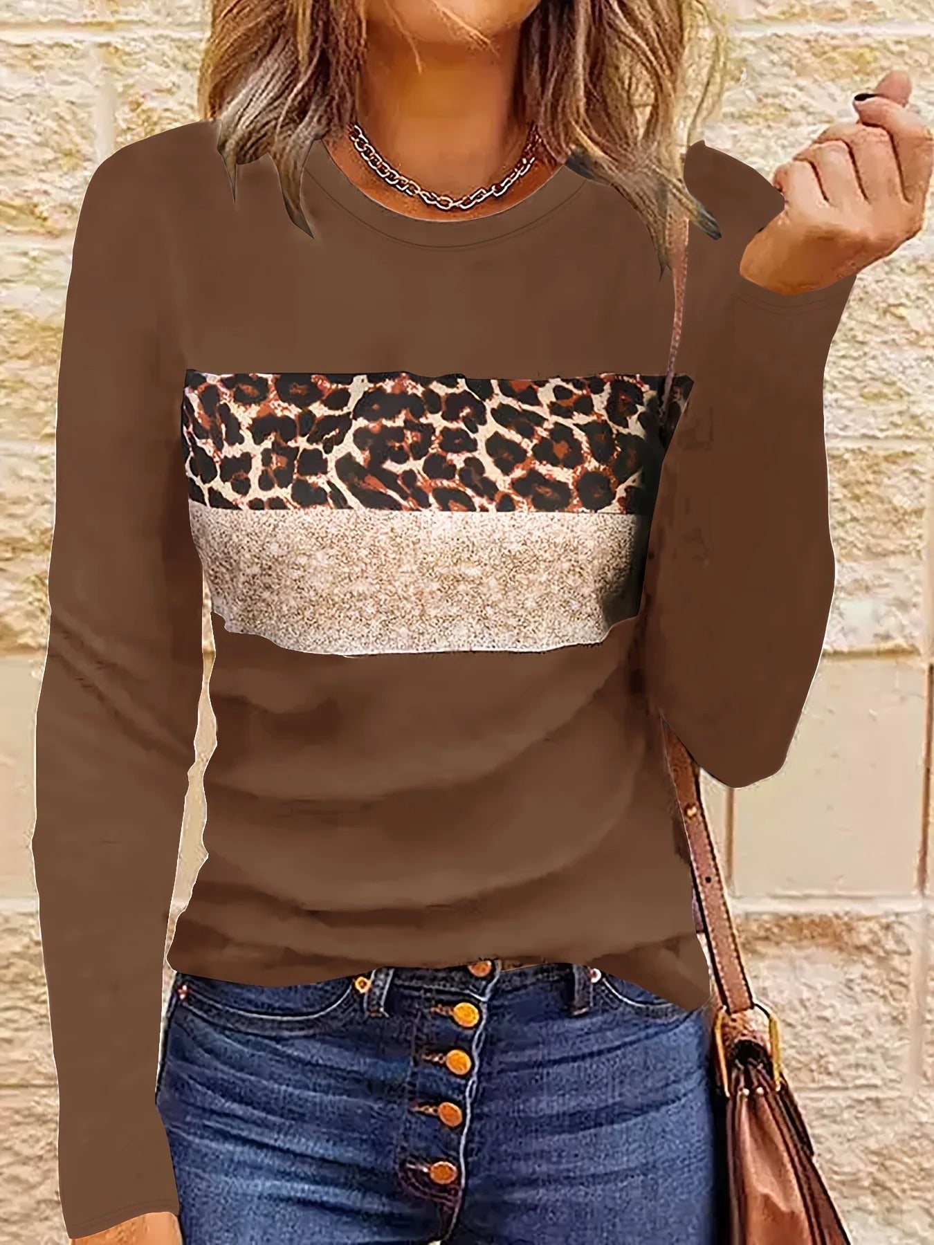 Rosie - Fashionable leopard print shirts for women