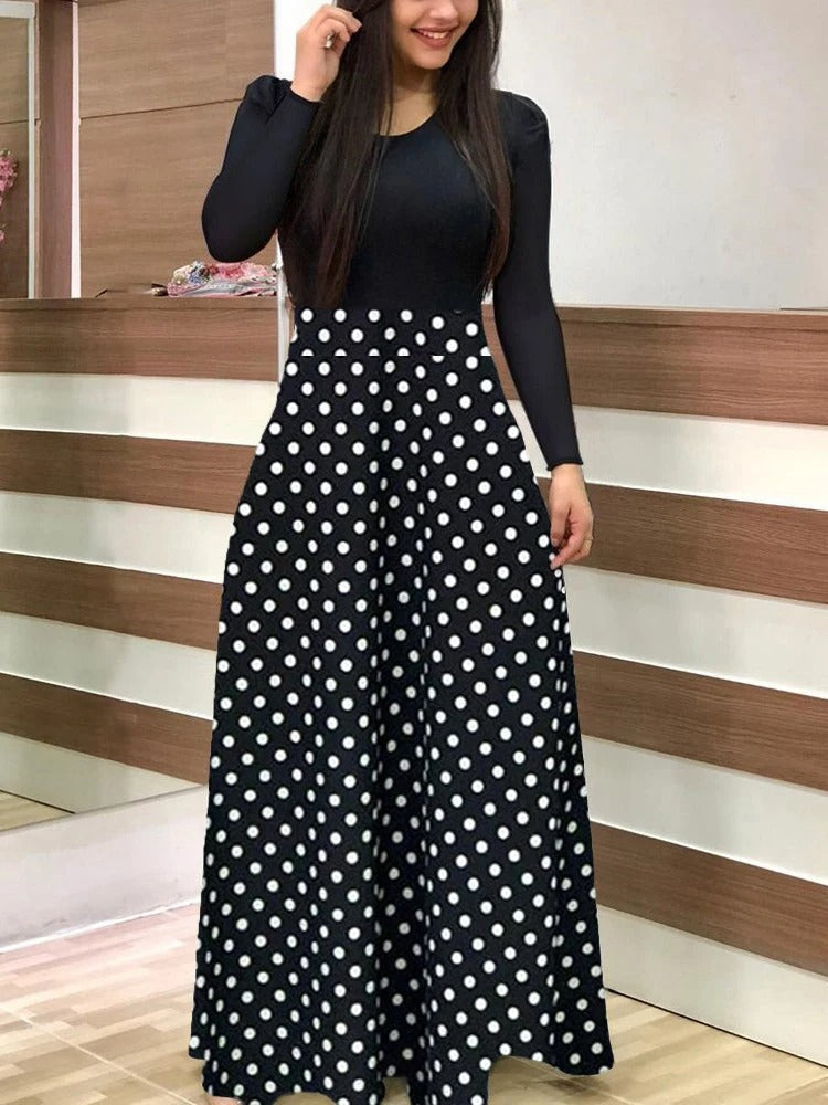 Cora - Maxi dress with dots