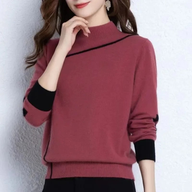 Florence - Turtleneck knitted sweater for women