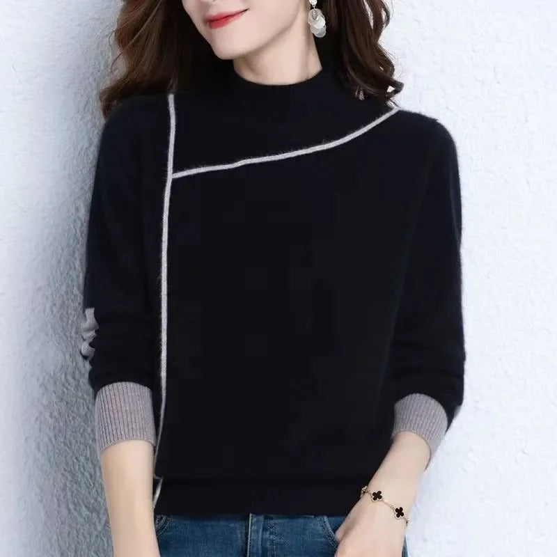 Florence - Turtleneck knitted sweater for women