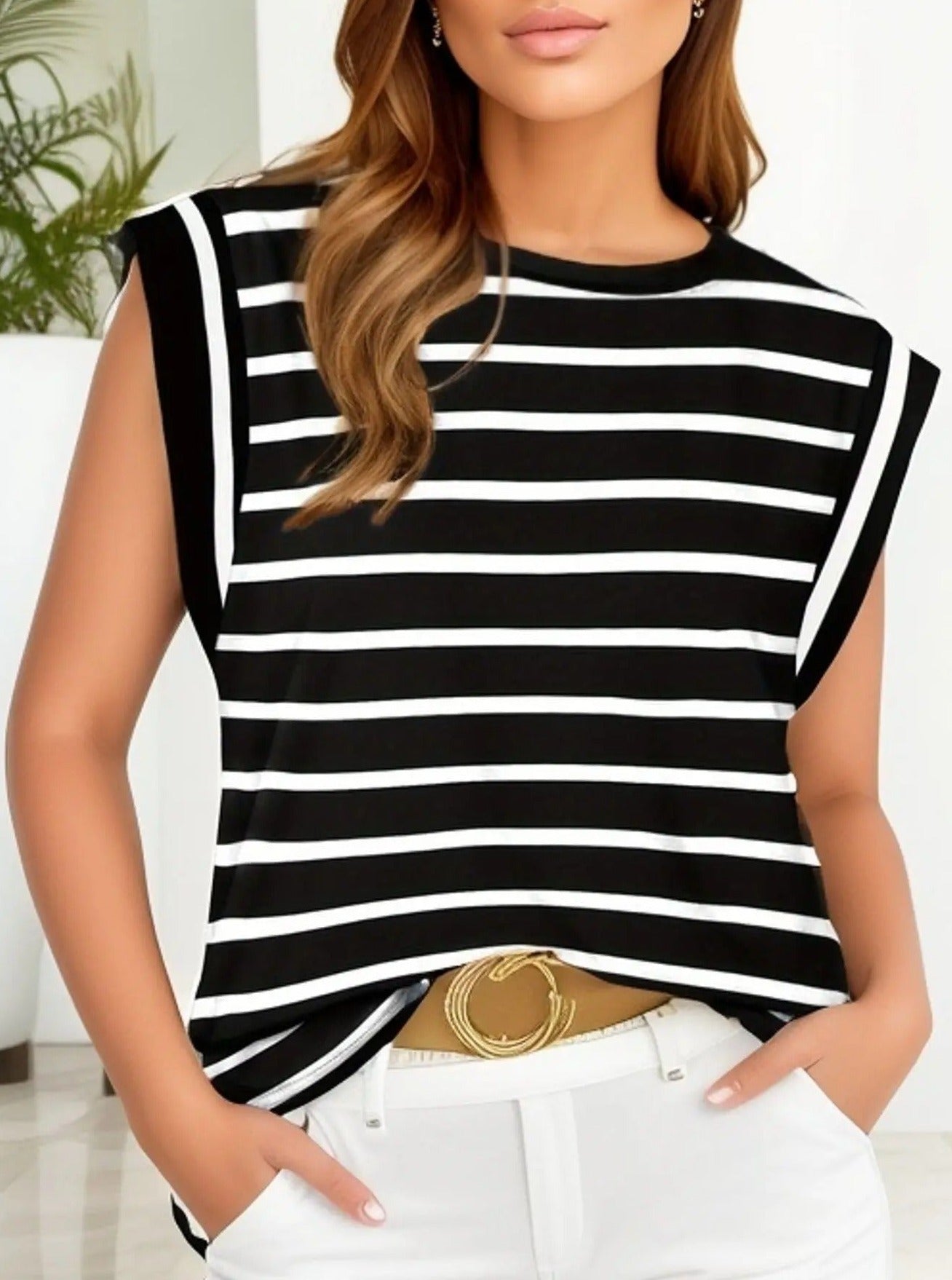 Theodore - Women's Striped T-Shirt