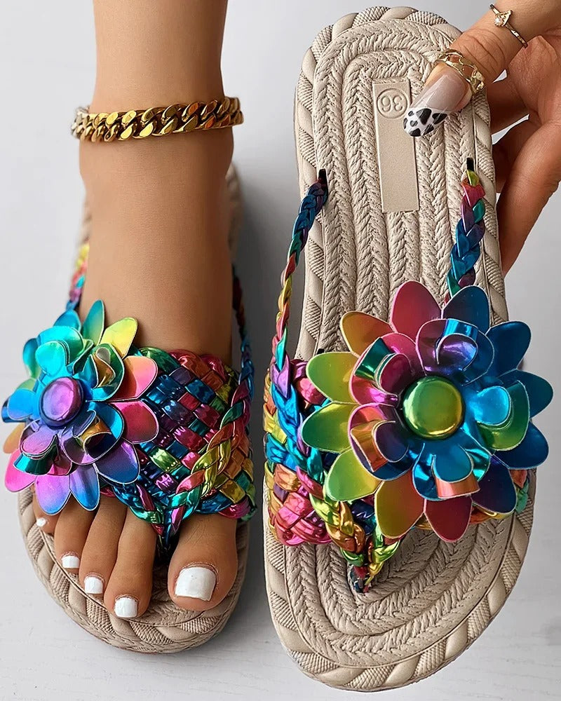 Amelia - Fashion sandals with flowers