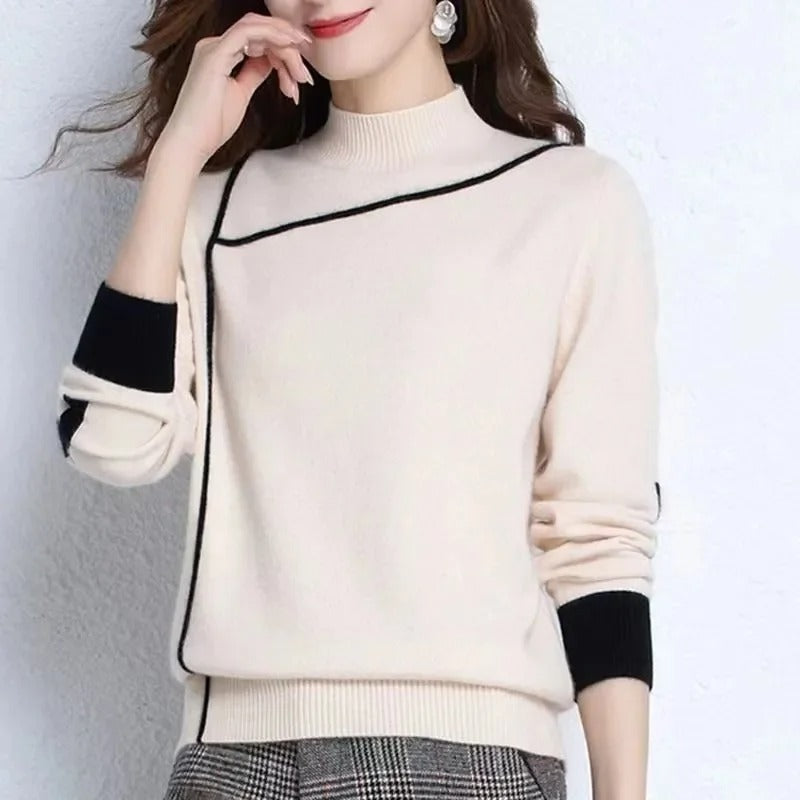 Florence - Turtleneck knitted sweater for women