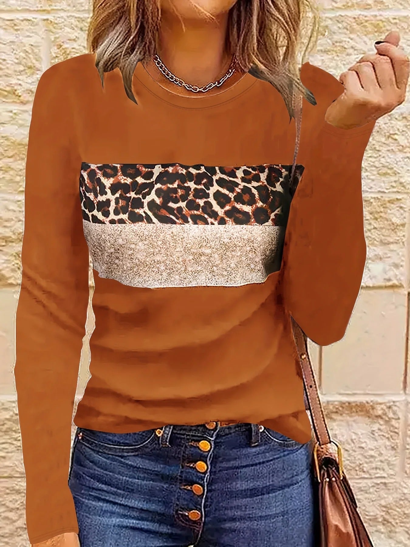 Rosie - Fashionable leopard print shirts for women