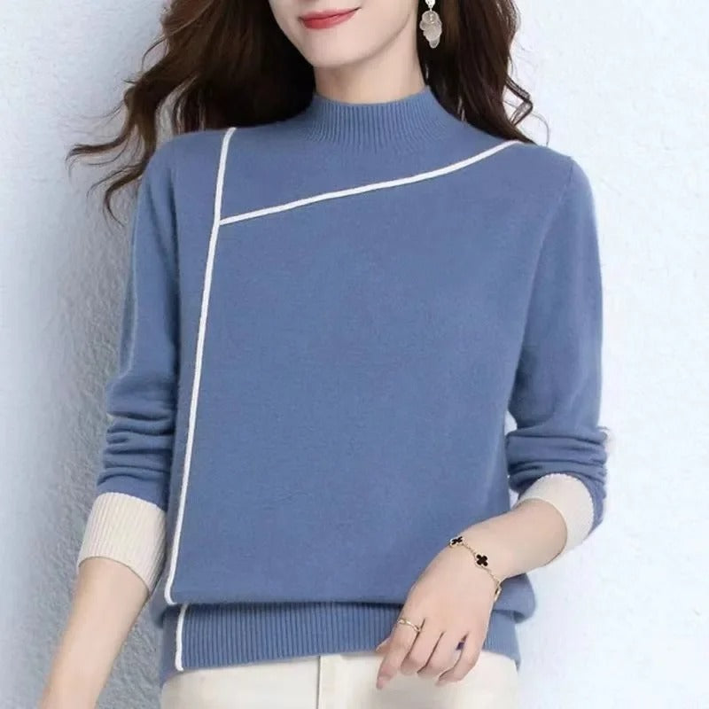 Florence - Turtleneck knitted sweater for women