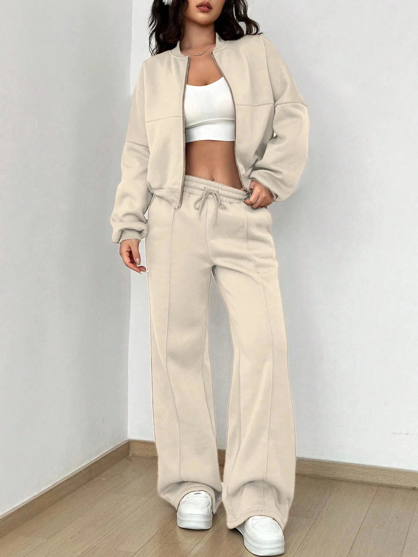 Clare - Women's Bomber Jacket and Trousers Two Piece