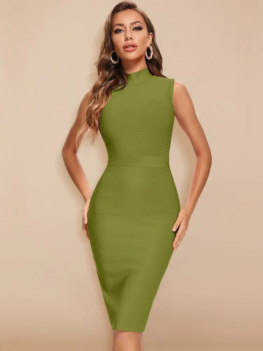 Alma - Figure-hugging knitted bandage dress