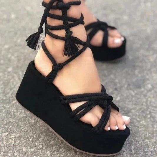 Daphne - Stylish wedge sandals