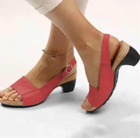 Aprilyn - Comfortable, elegant shoes with a low, thick heel