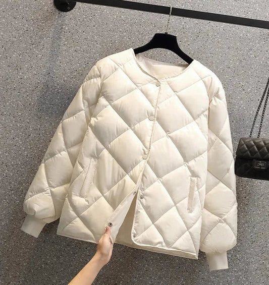 Karina - Manteau en coton à carreaux 