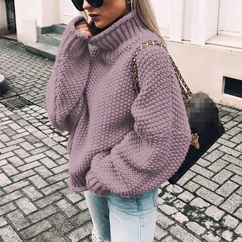 Elodie - Half collar sweater