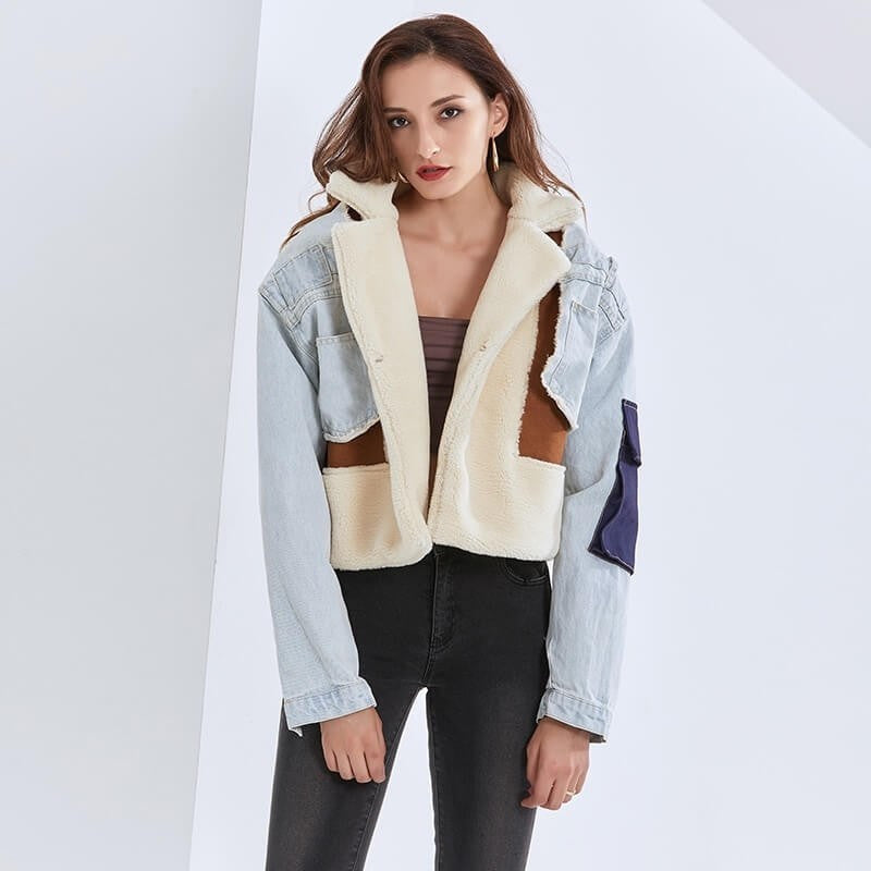 Letty - Veste patchwork en coton