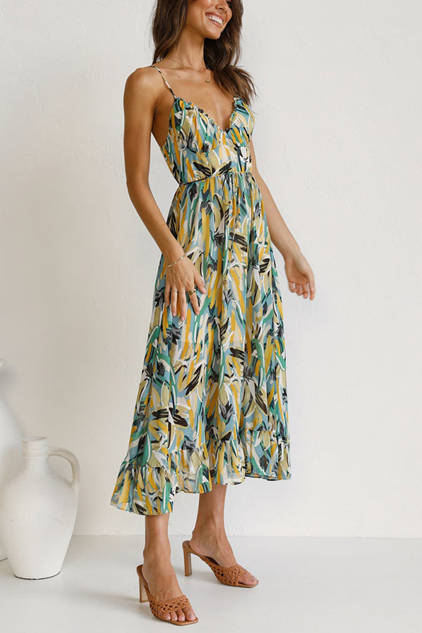 CICIE - Robe midi multicolore