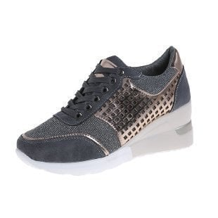 Amelia - Orthopedische sneakers met hoge hak en sleehak