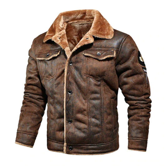 Charm - Veste en cuir pour homme