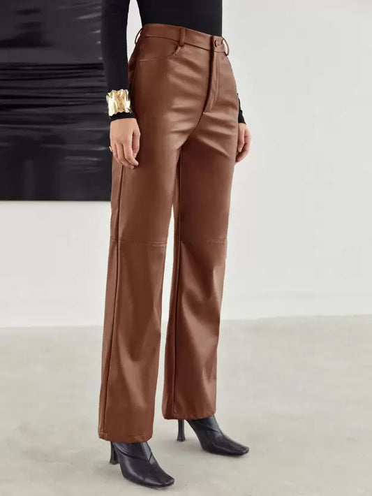 Jane - Pantalon en cuir pour femme