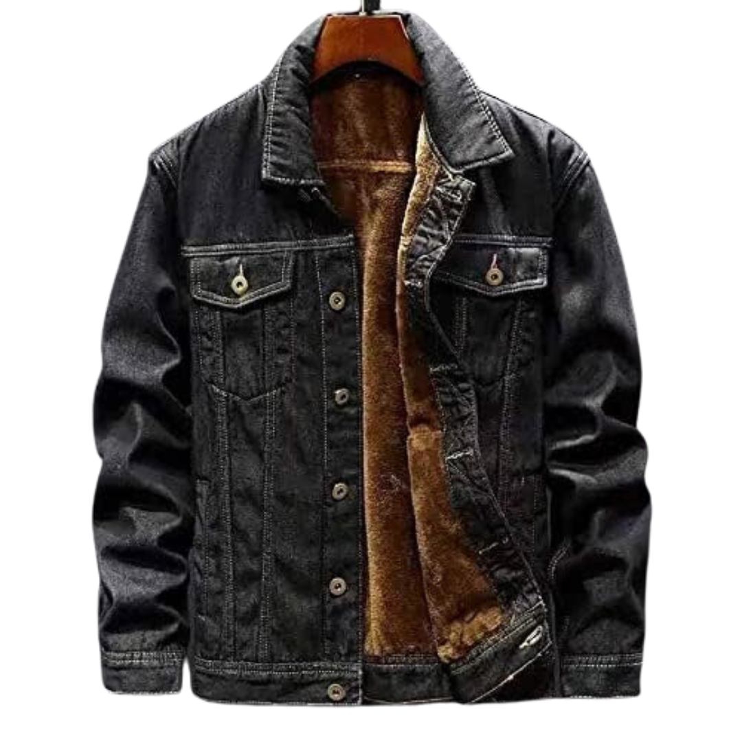 Mode - Veste en jean d'hiver pour homme 