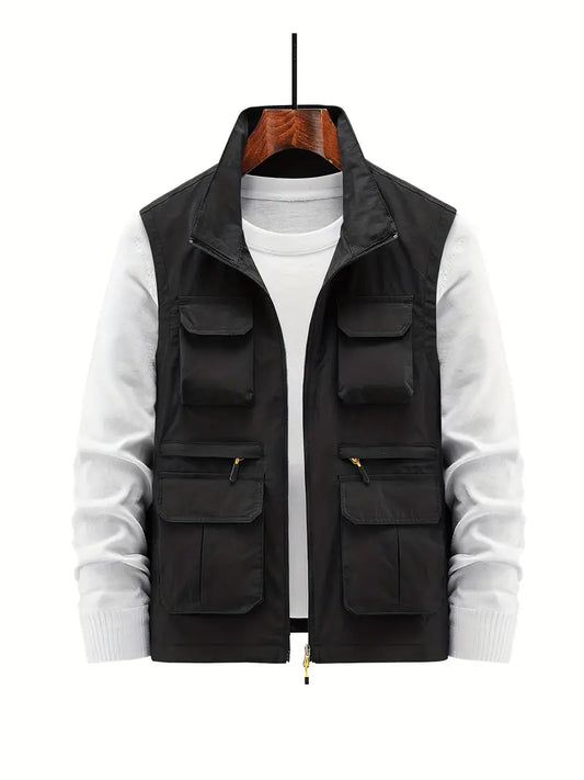 Breeze - Men's Vest with Multi-Pockets and Zip