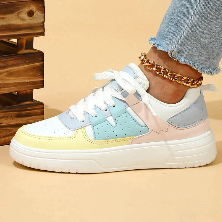 Alice - Multicolored lace-up shoes