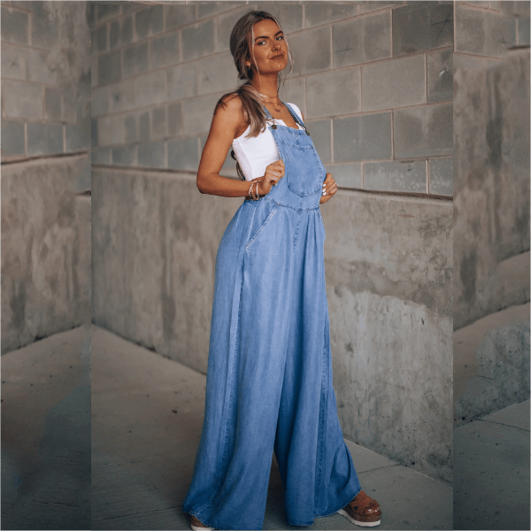 Sanura - Dames Denim Jumpsuit