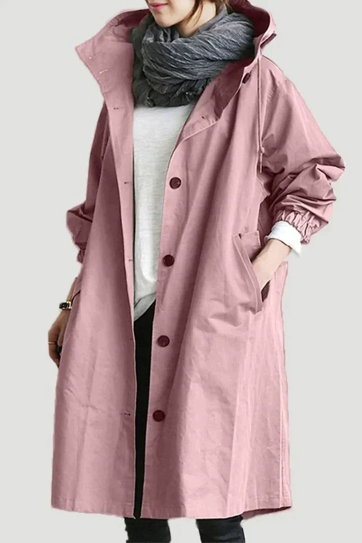 Antonia - Trenchcoat met capuchon