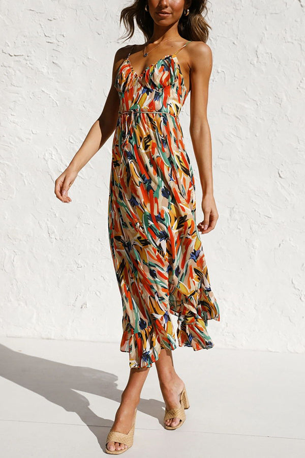 CICIE - Robe midi multicolore