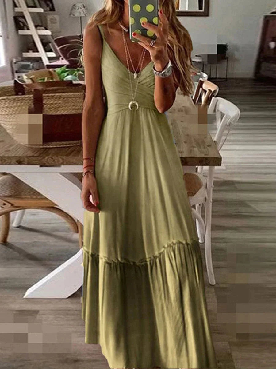 Sherie - Elegant casual long summer dress