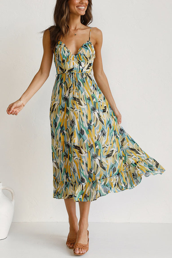 CICIE - Robe midi multicolore