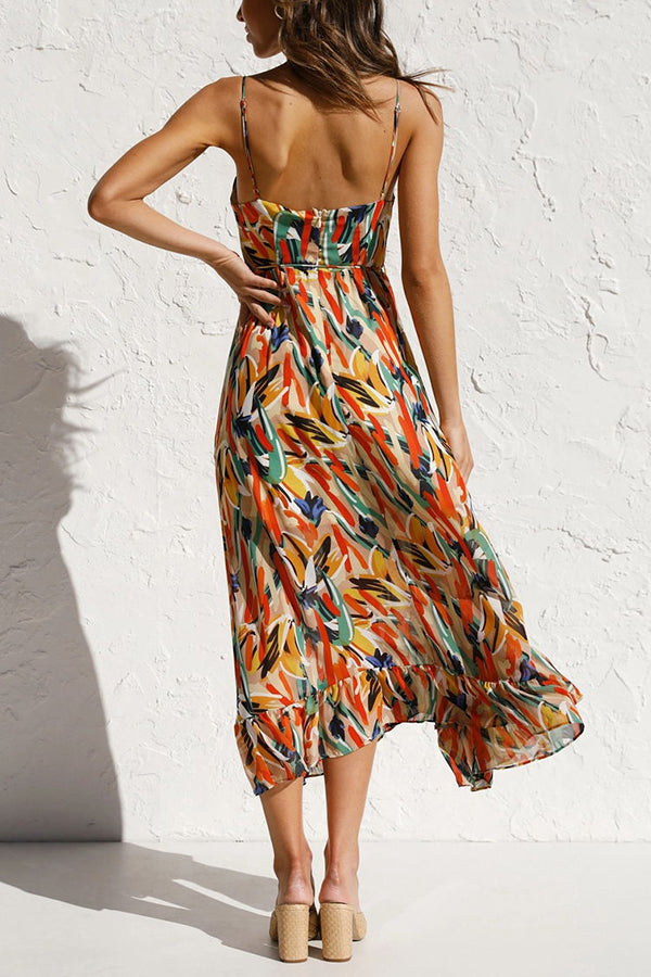 CICIE - Robe midi multicolore