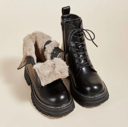 Riza - Women's fur boots