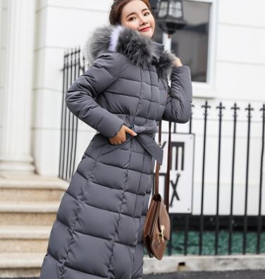 Alice -Long coat with fur collar