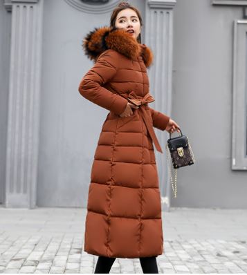 Alice -Long coat with fur collar