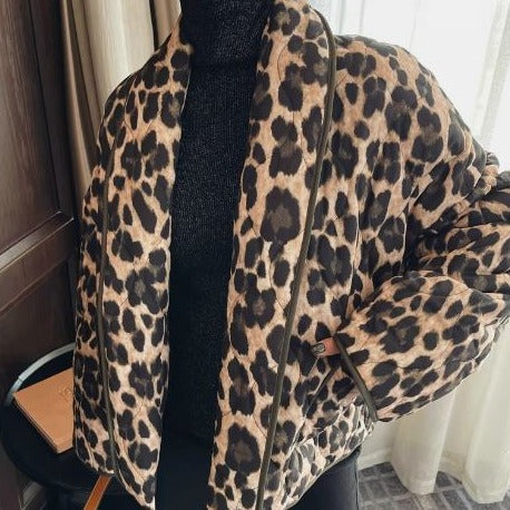 Maude - Luxury leopard coat