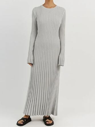 Amanda - Long knitted dress for women