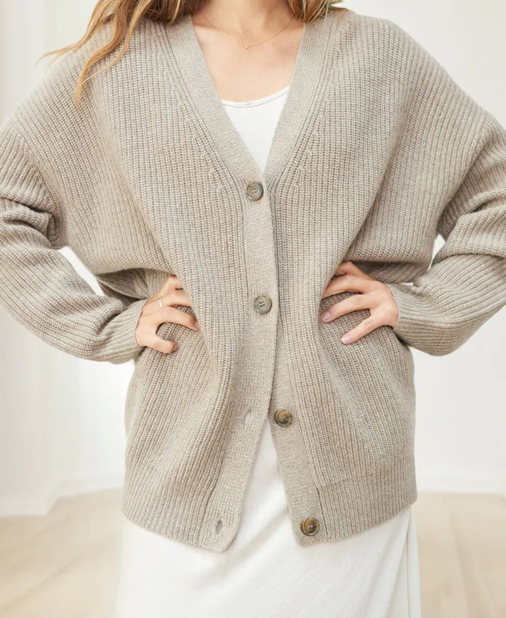 Zahara - Cardigan cocon en cachemire