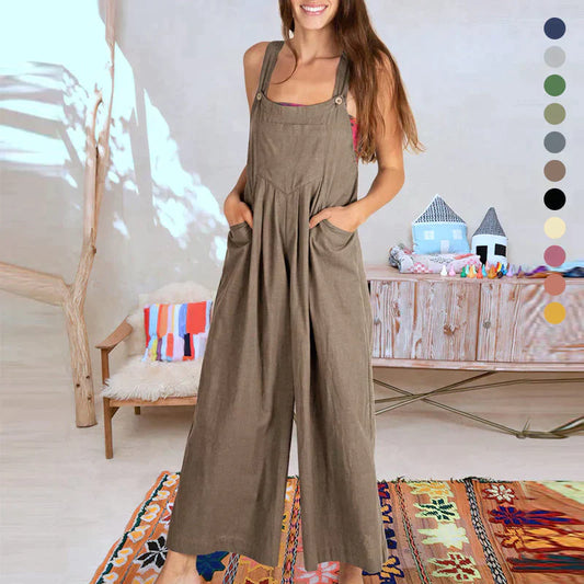 BEATRIZ - Sleeveless jumpsuit for women